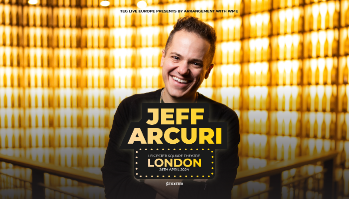 Jeff Arcuri tickets | Leicester Square Theatre | Ticketek UK